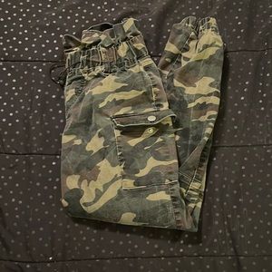 Camouflage cargo pants